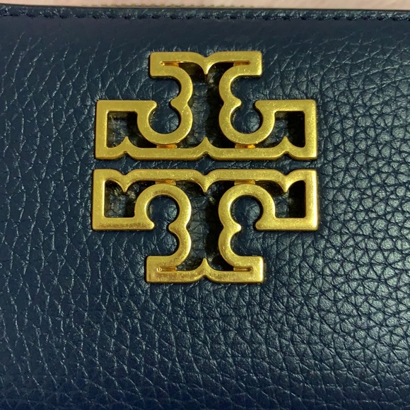 💙Tory Burch Britten Mini Wallet💙Royal Navy - Picture 10 of 11